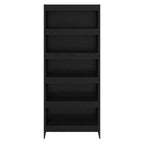 Armadio per Libri 2 pcs Rovere Nero 80 x 30 x 189,5 cm
