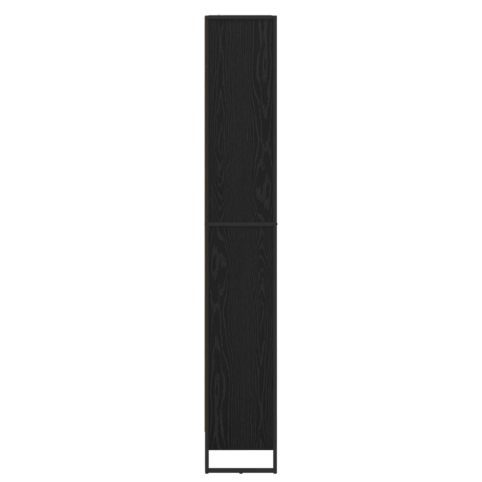 Armadio per Libri 2 pcs Rovere Nero 80 x 30 x 189,5 cm