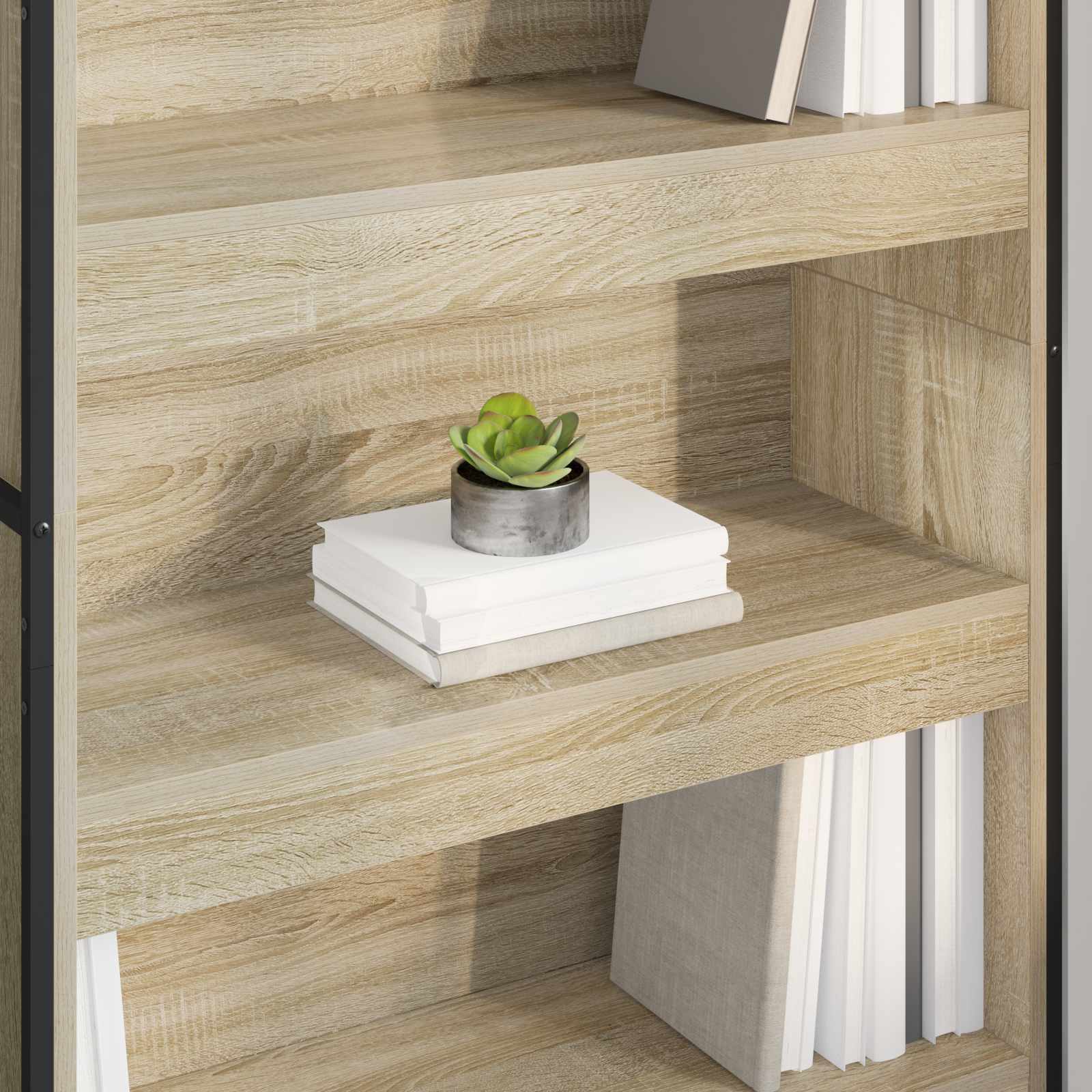 Armadio per Libri 2 pcs Sonoma 80 x 30 x 189,5 cm