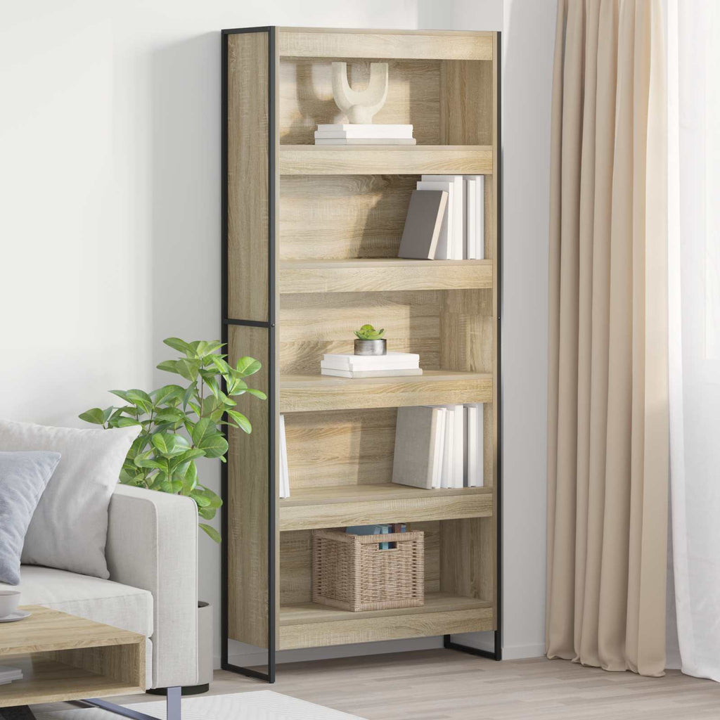 Armadio per Libri 2 pcs Sonoma 80 x 30 x 189,5 cm