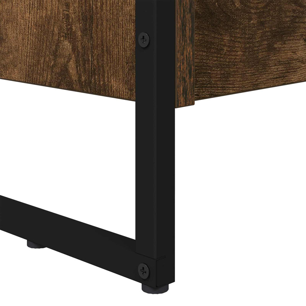 Armadio per Libri 2 pcs Quercia Fumosa 80 x 30 x 189,5 cm