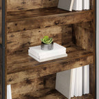 Armadio per Libri 2 pcs Quercia Fumosa 80 x 30 x 189,5 cm