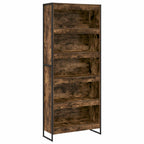 Armadio per Libri 2 pcs Quercia Fumosa 80 x 30 x 189,5 cm