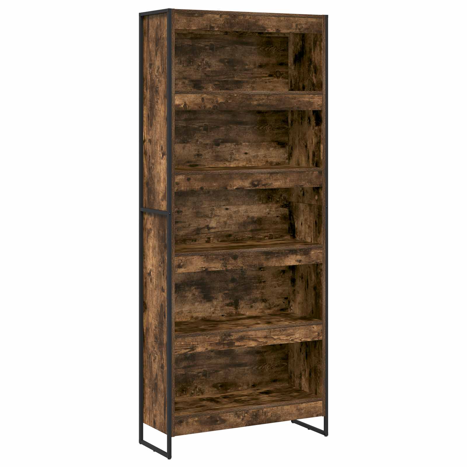 Armadio per Libri 2 pcs Quercia Fumosa 80 x 30 x 189,5 cm