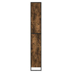 Armadio per Libri 2 pcs Quercia Fumosa 80 x 30 x 189,5 cm