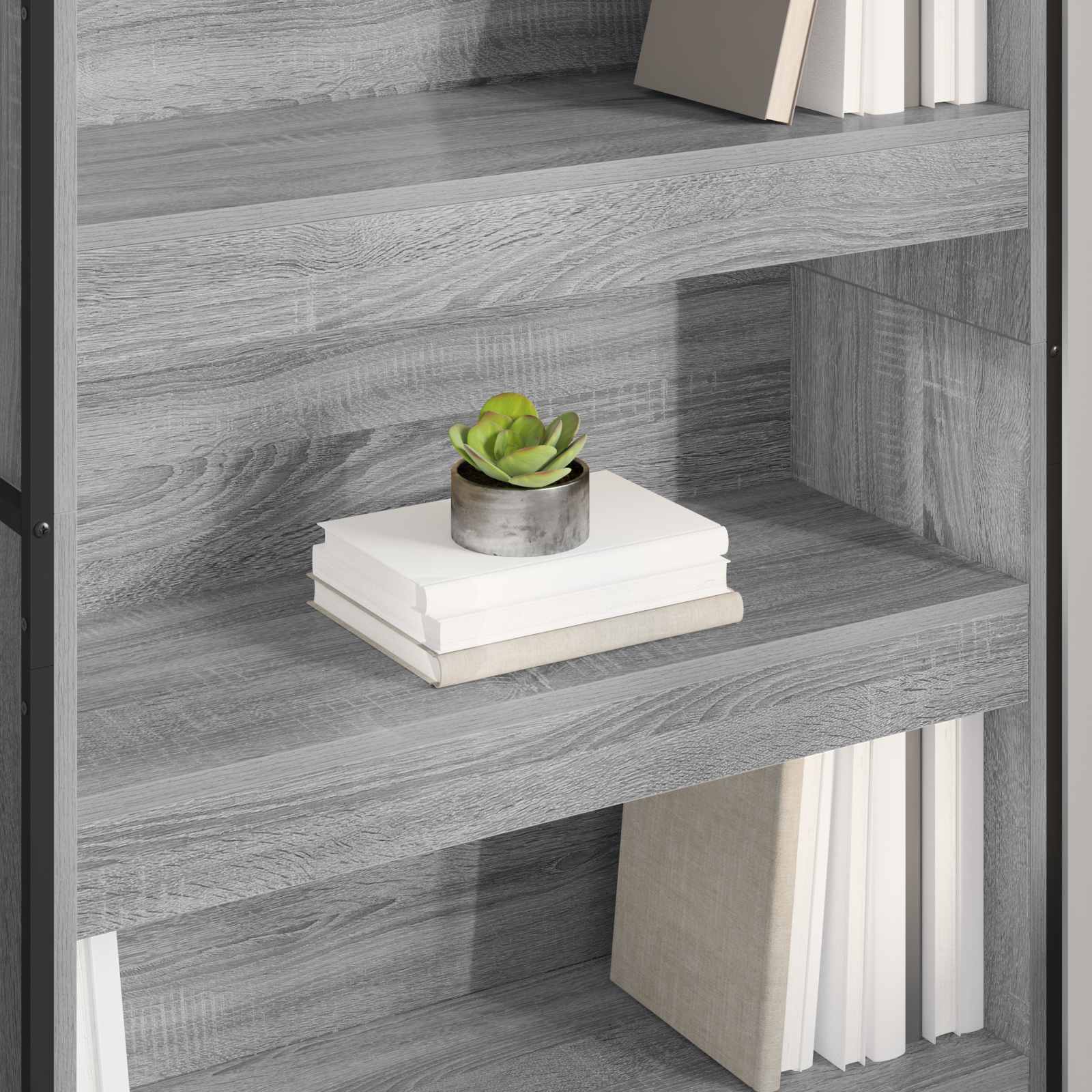 Armadio per Libri 2 pcs Grigio Sonoma 80 x 30 x 189,5 cm