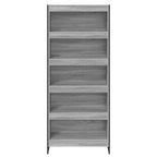 Armadio per Libri 2 pcs Grigio Sonoma 80 x 30 x 189,5 cm