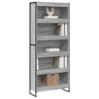 Armadio per Libri 2 pcs Grigio Sonoma 80 x 30 x 189,5 cm
