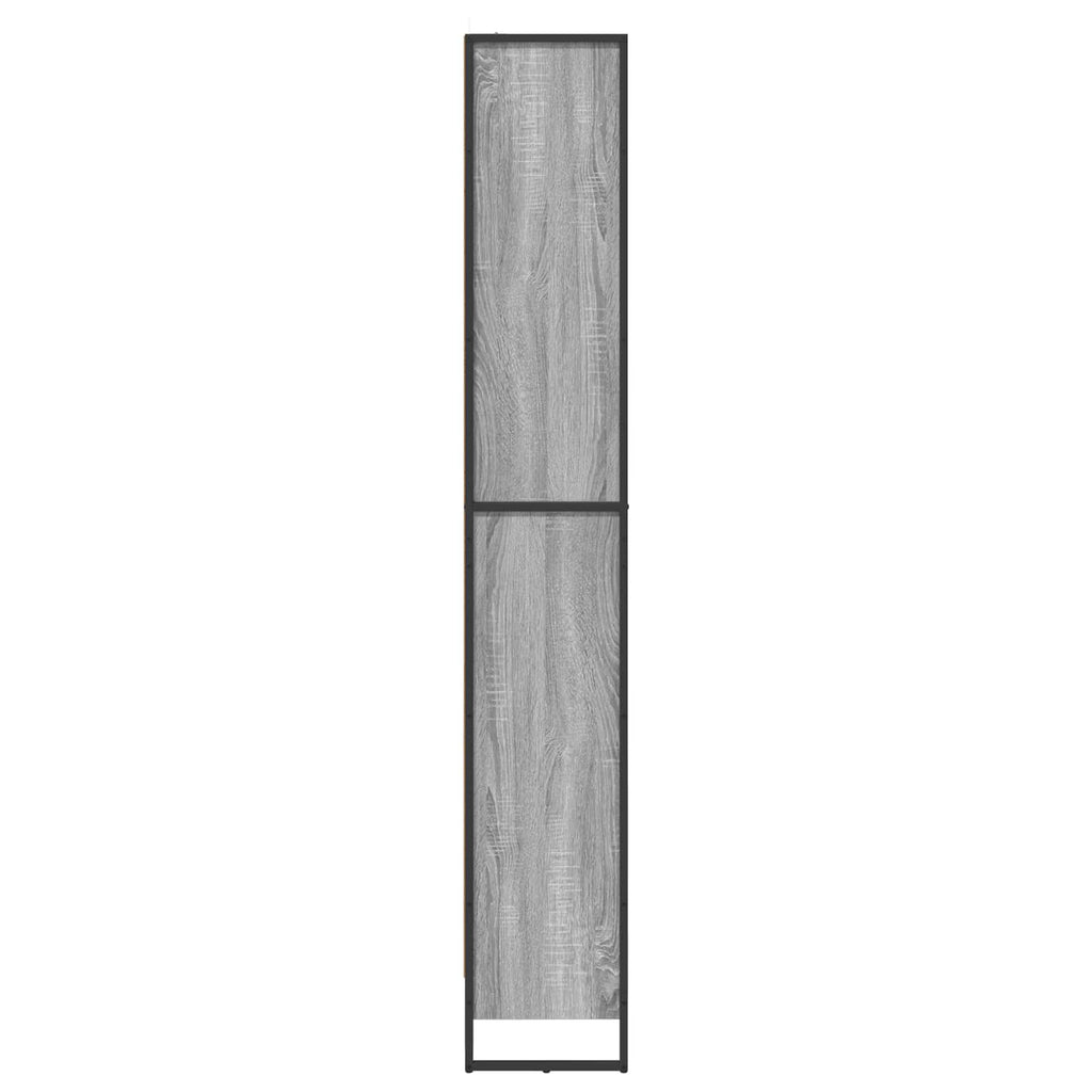 Armadio per Libri 2 pcs Grigio Sonoma 80 x 30 x 189,5 cm