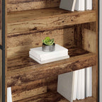 Armadio per Libri 2 pcs Legno vecchio 80 x 30 x 189,5 cm