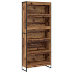 Armadio per Libri 2 pcs Legno vecchio 80 x 30 x 189,5 cm