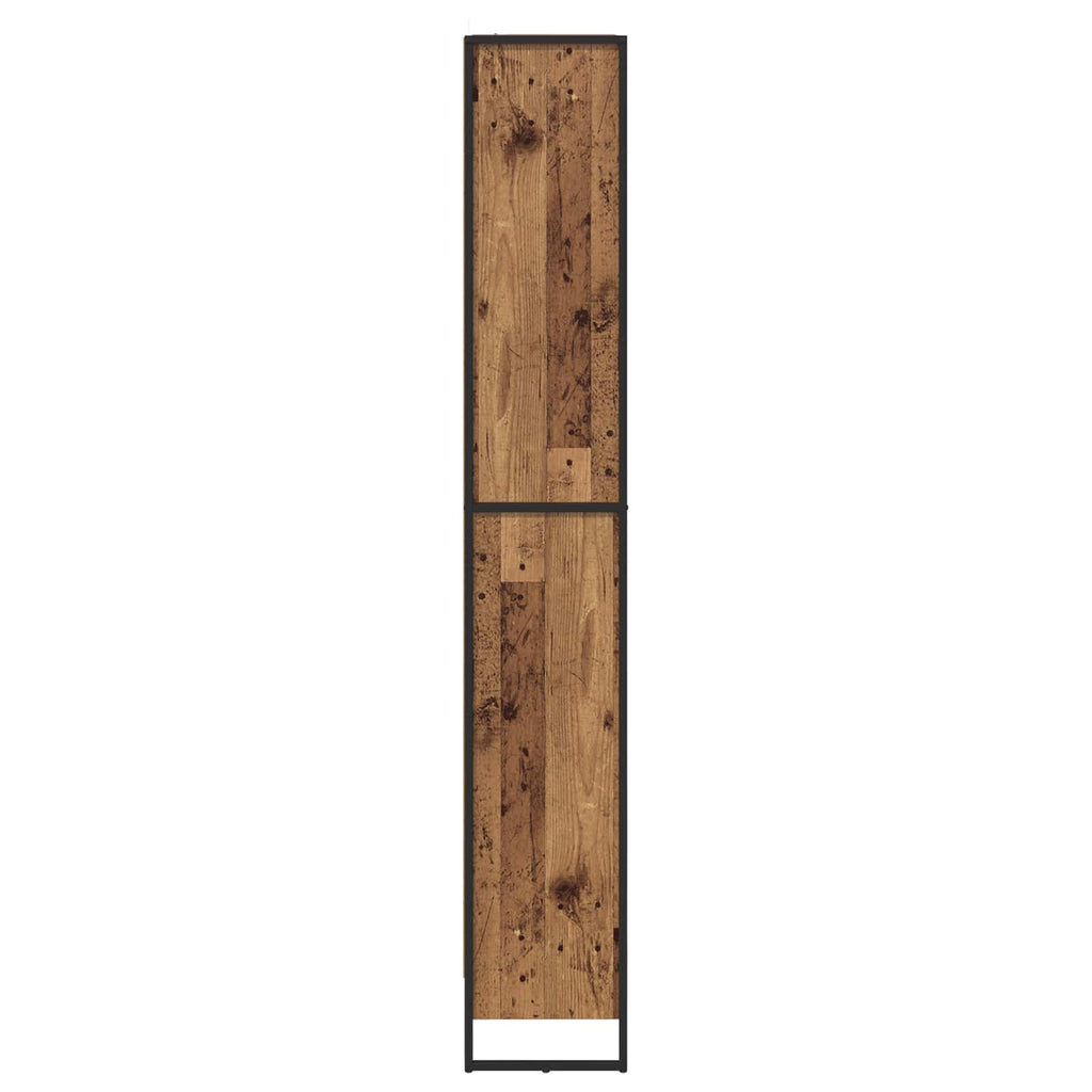 Armadio per Libri 2 pcs Legno vecchio 80 x 30 x 189,5 cm