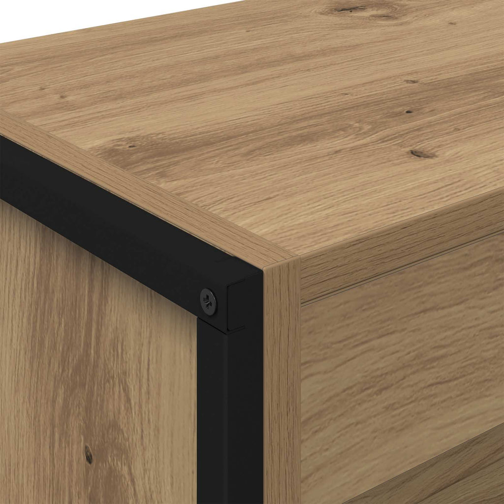 Armadio per Libri 2 pcs Rovere Artigianale 80 x 30 x 189,5 cm