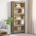 Armadio per Libri 2 pcs Rovere Artigianale 80 x 30 x 189,5 cm