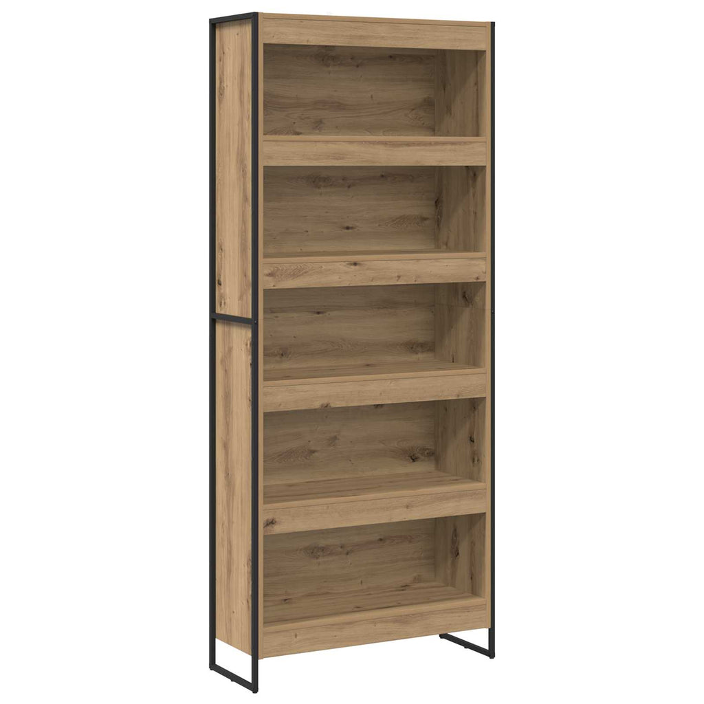 Armadio per Libri 2 pcs Rovere Artigianale 80 x 30 x 189,5 cm
