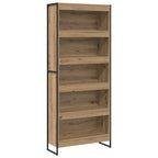Armadio per Libri 2 pcs Rovere Artigianale 80 x 30 x 189,5 cm