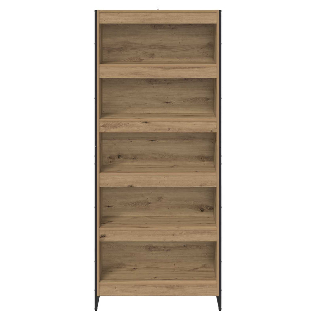 Armadio per Libri 2 pcs Rovere Artigianale 80 x 30 x 189,5 cm