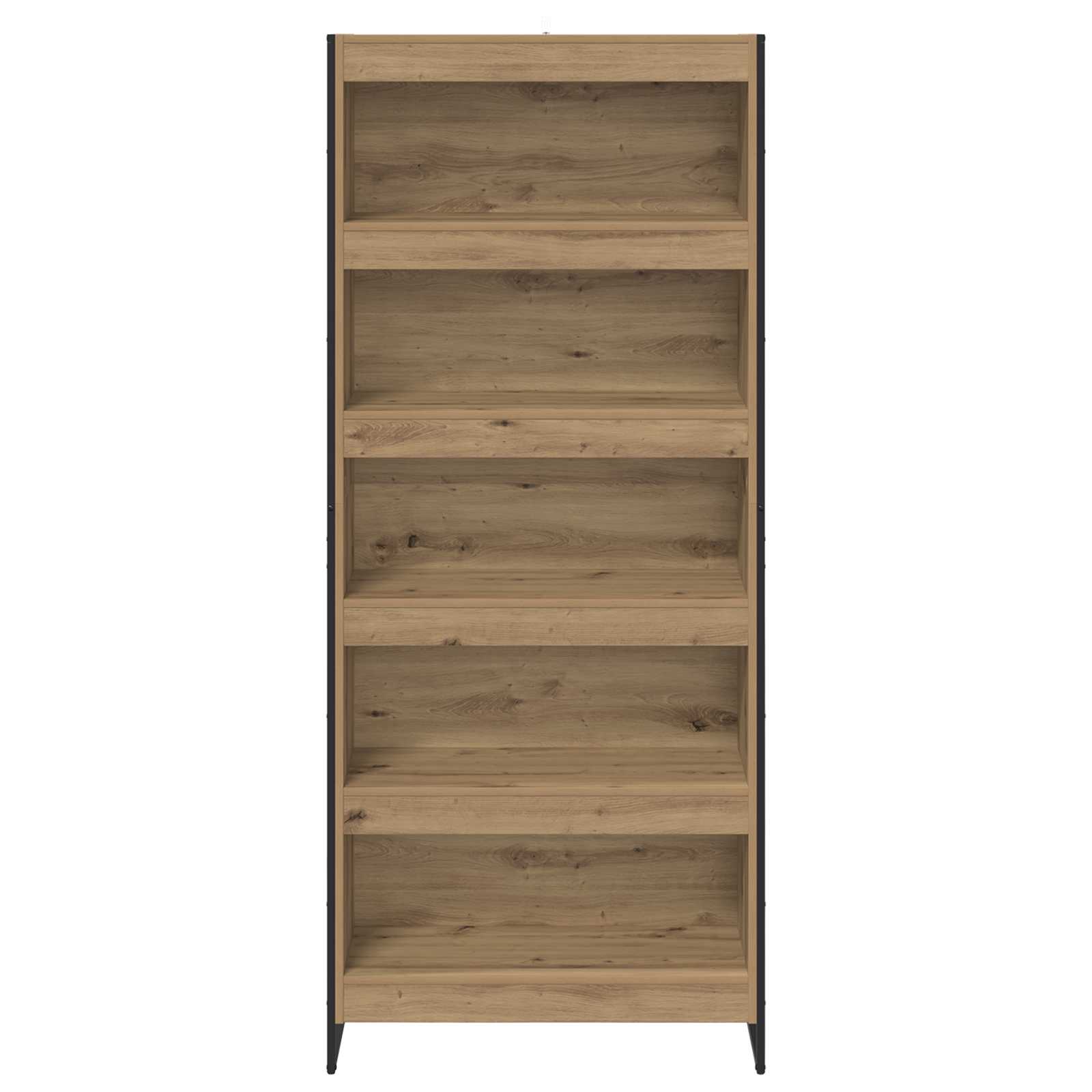 Armadio per Libri 2 pcs Rovere Artigianale 80 x 30 x 189,5 cm