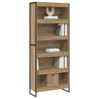 Armadio per Libri 2 pcs Rovere Artigianale 80 x 30 x 189,5 cm