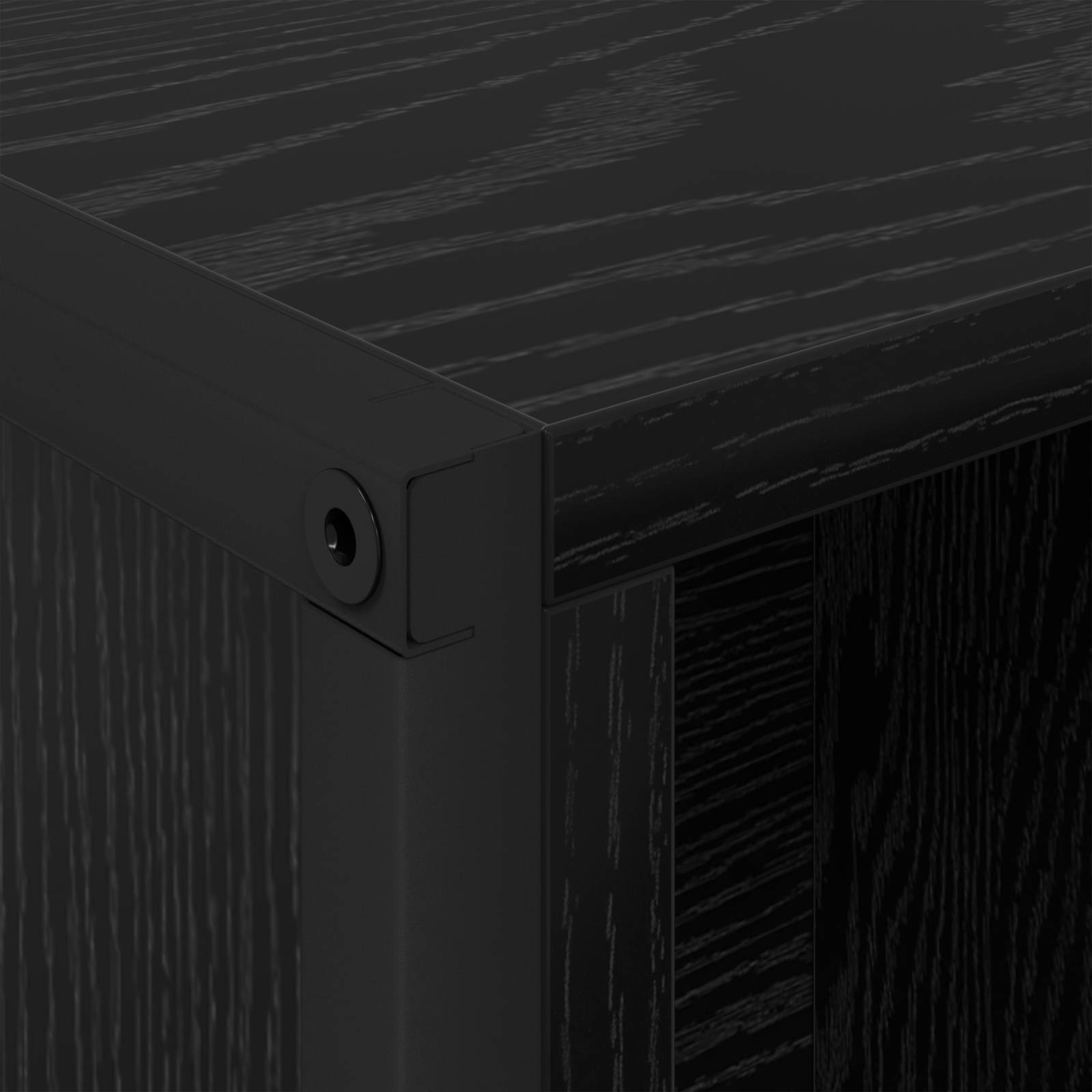 Armadio per Libri 2 pcs Rovere Nero 99,5 x 30 x 108 cm