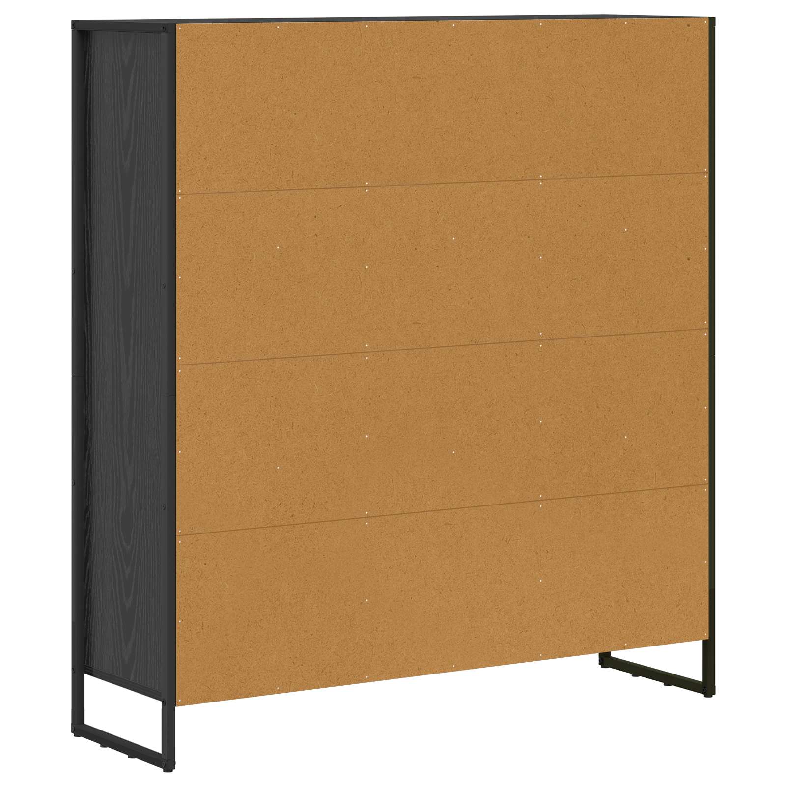 Armadio per Libri 2 pcs Rovere Nero 99,5 x 30 x 108 cm