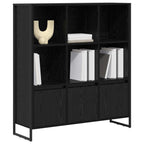 Armadio per Libri 2 pcs Rovere Nero 99,5 x 30 x 108 cm