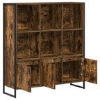 Armadio per Libri 2 pcs Quercia Fumosa 99,5 x 30 x 108 cm