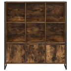 Armadio per Libri 2 pcs Quercia Fumosa 99,5 x 30 x 108 cm