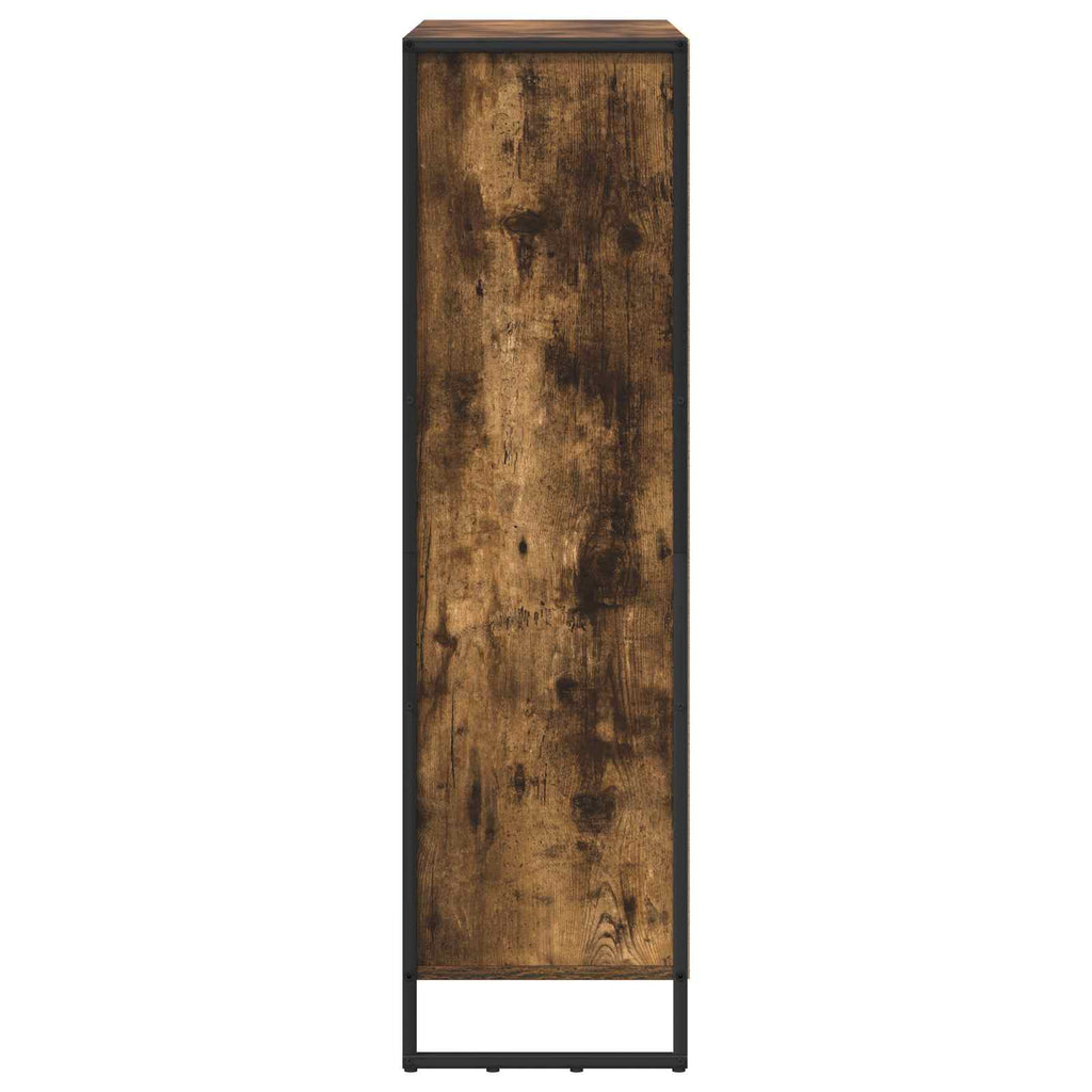 Armadio per Libri 2 pcs Quercia Fumosa 99,5 x 30 x 108 cm