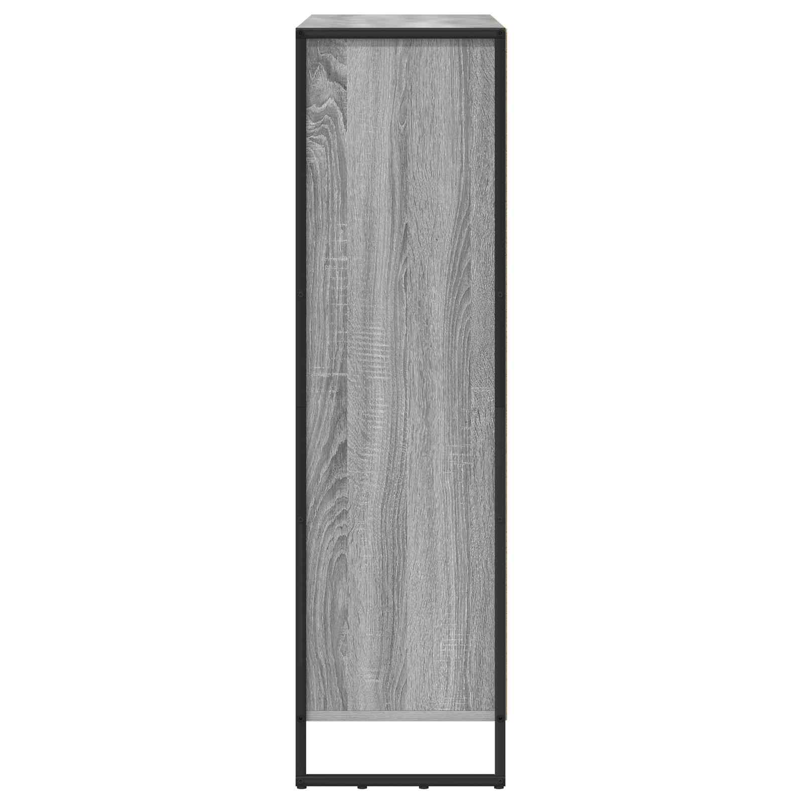 Armadio per Libri 2 pcs Grigio Sonoma 99,5 x 30 x 108 cm