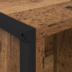 Armadio per Libri 2 pcs Legno vecchio 99,5 x 30 x 108 cm