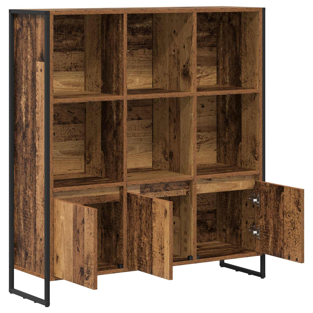Armadio per Libri 2 pcs Legno vecchio 99,5 x 30 x 108 cm