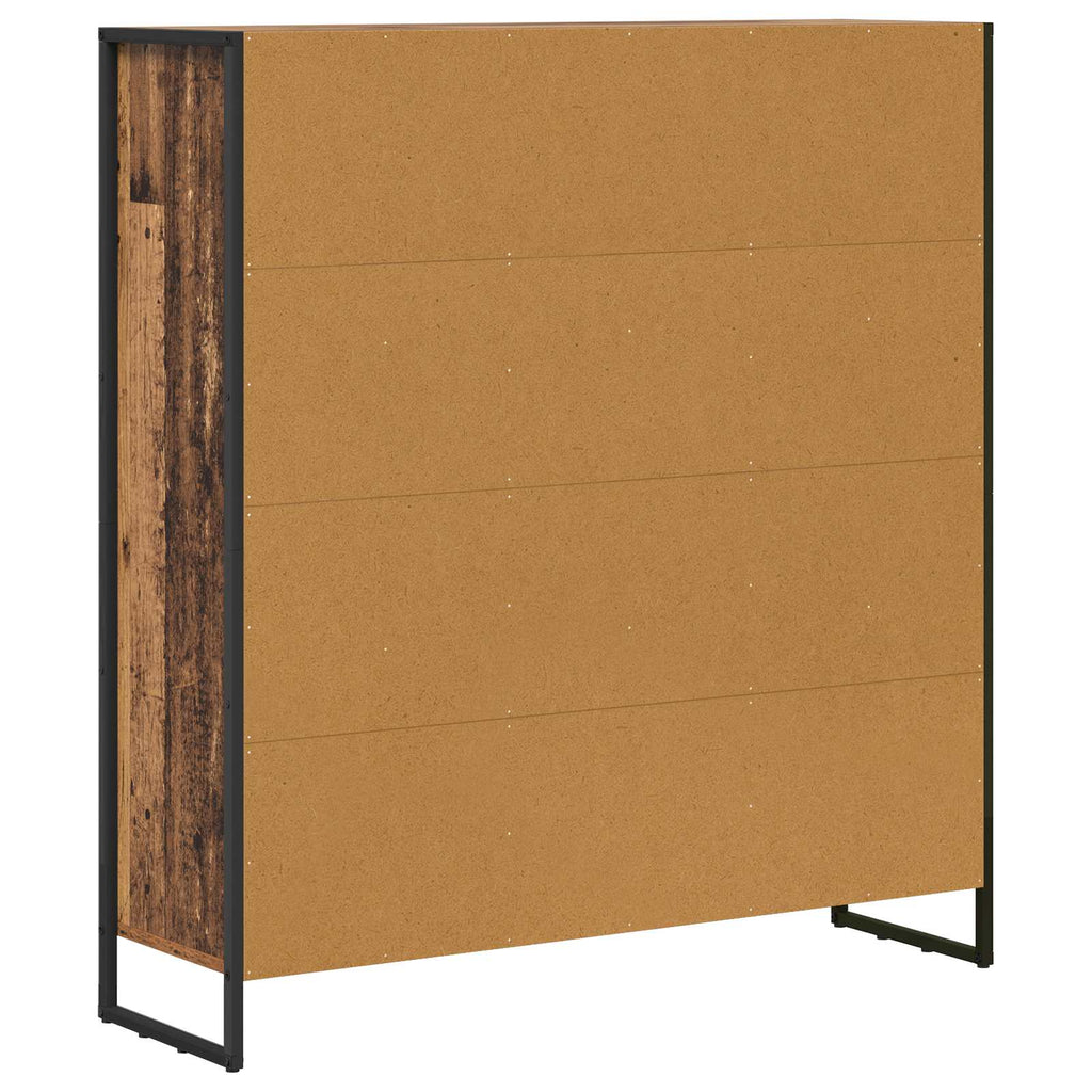 Armadio per Libri 2 pcs Legno vecchio 99,5 x 30 x 108 cm
