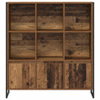 Armadio per Libri 2 pcs Legno vecchio 99,5 x 30 x 108 cm
