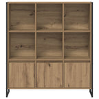 Armadio per Libri 2 pcs Rovere Artigianale 99,5 x 30 x 108 cm