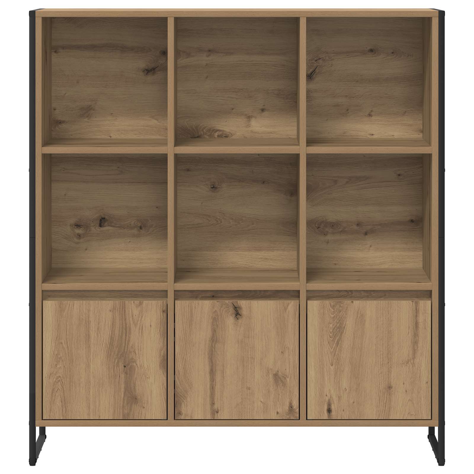 Armadio per Libri 2 pcs Rovere Artigianale 99,5 x 30 x 108 cm
