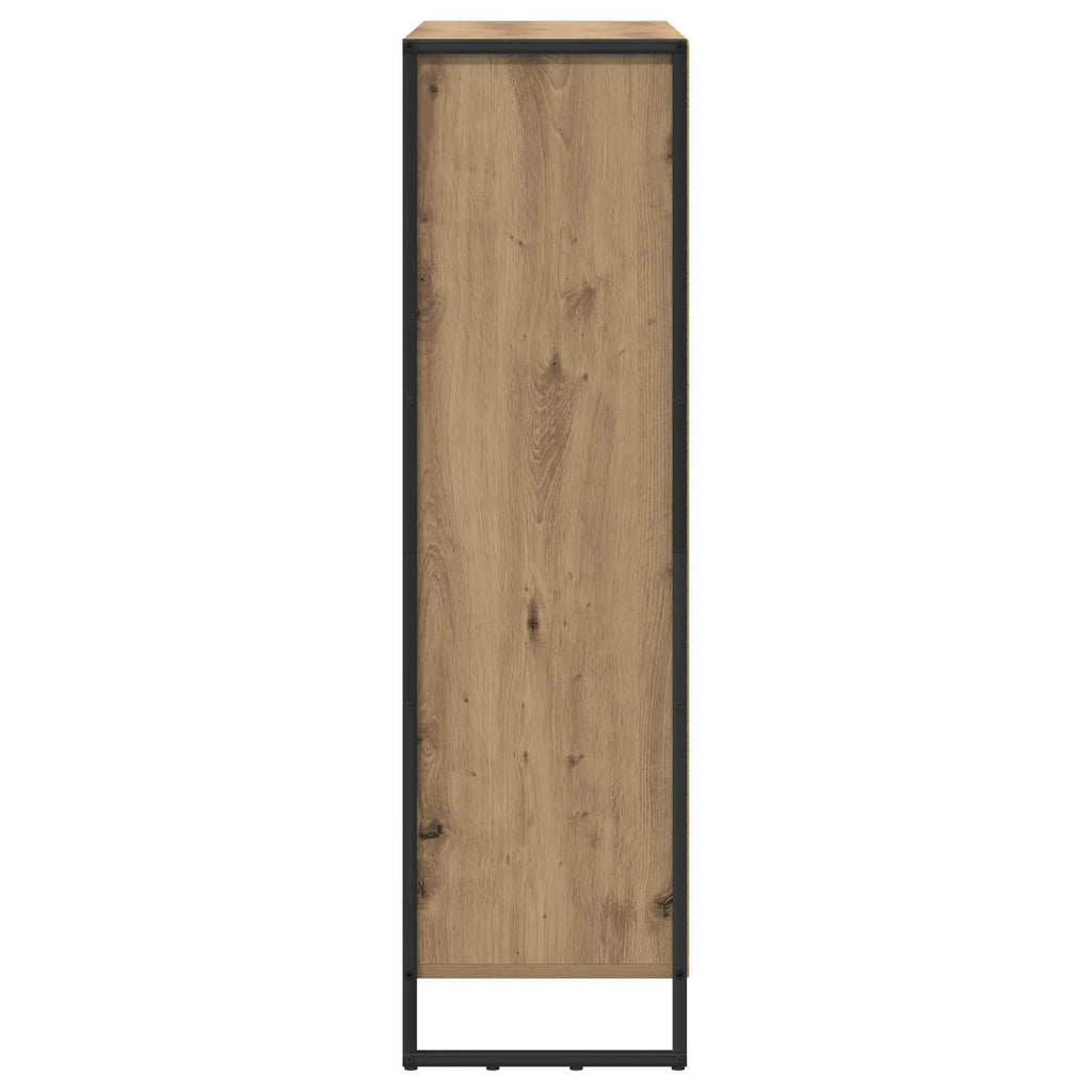 Armadio per Libri 2 pcs Rovere Artigianale 99,5 x 30 x 108 cm