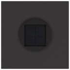 Lucina LED Solare da Percorso 2 pcs Nero