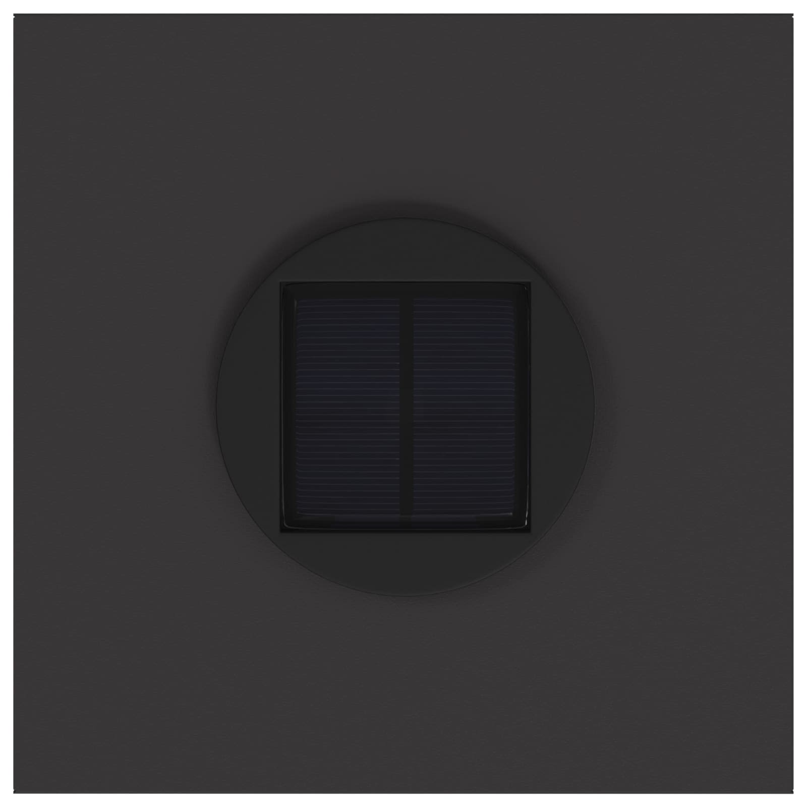 Lucina LED Solare da Percorso 2 pcs Nero