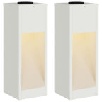 Lucina LED Solare da Percorso 2 pcs Bianco