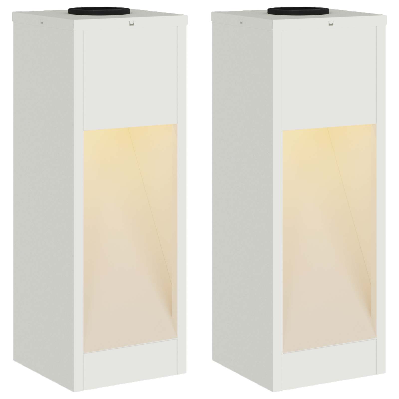 Lucina LED Solare da Percorso 2 pcs Bianco