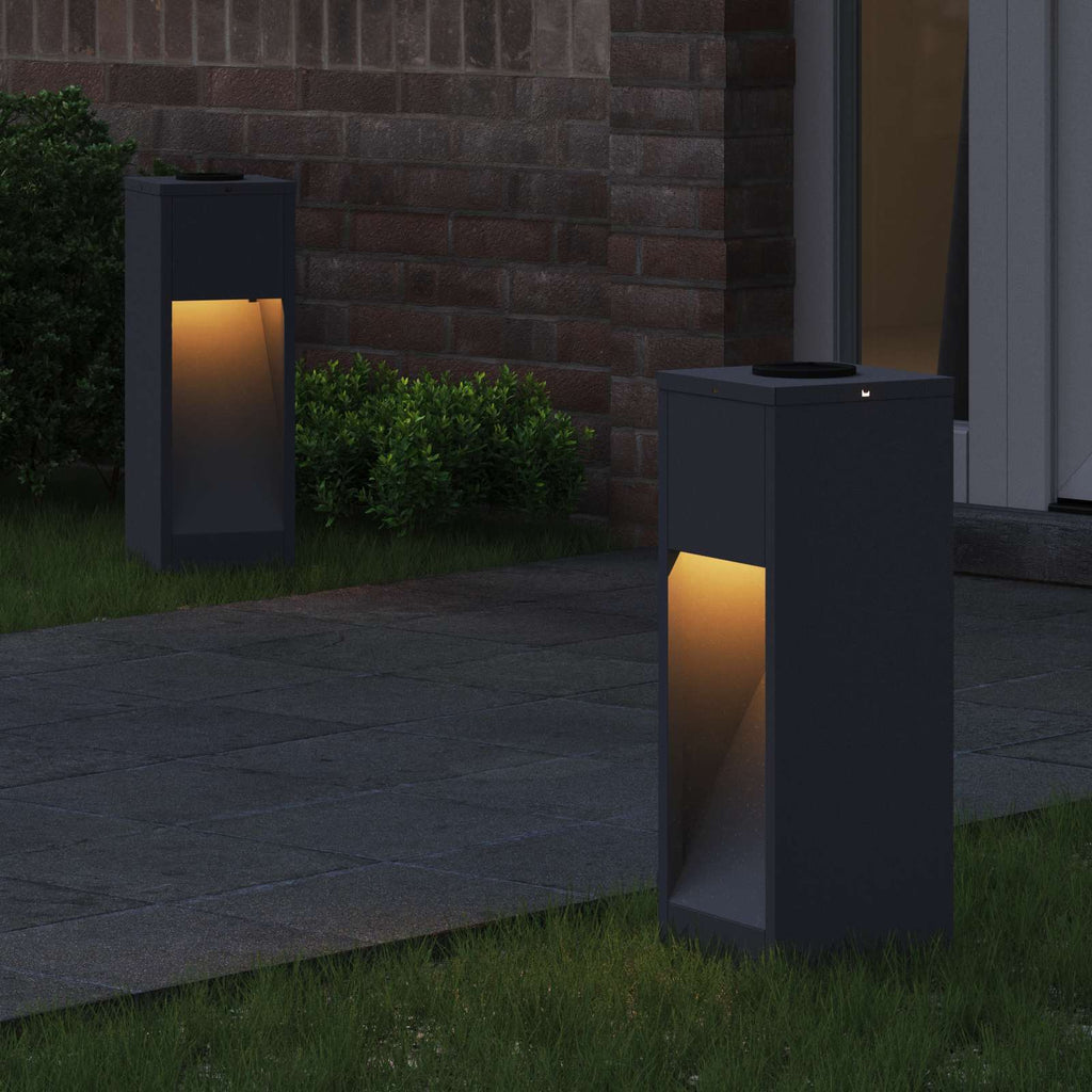 Lucina LED Solare da Percorso 2 pcs Antracite