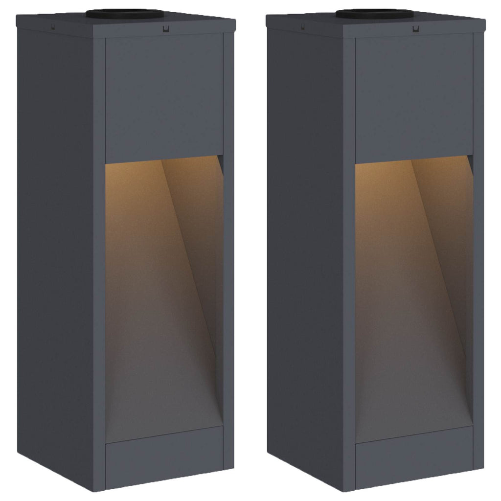 Lucina LED Solare da Percorso 2 pcs Antracite