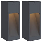 Lucina LED Solare da Percorso 2 pcs Antracite