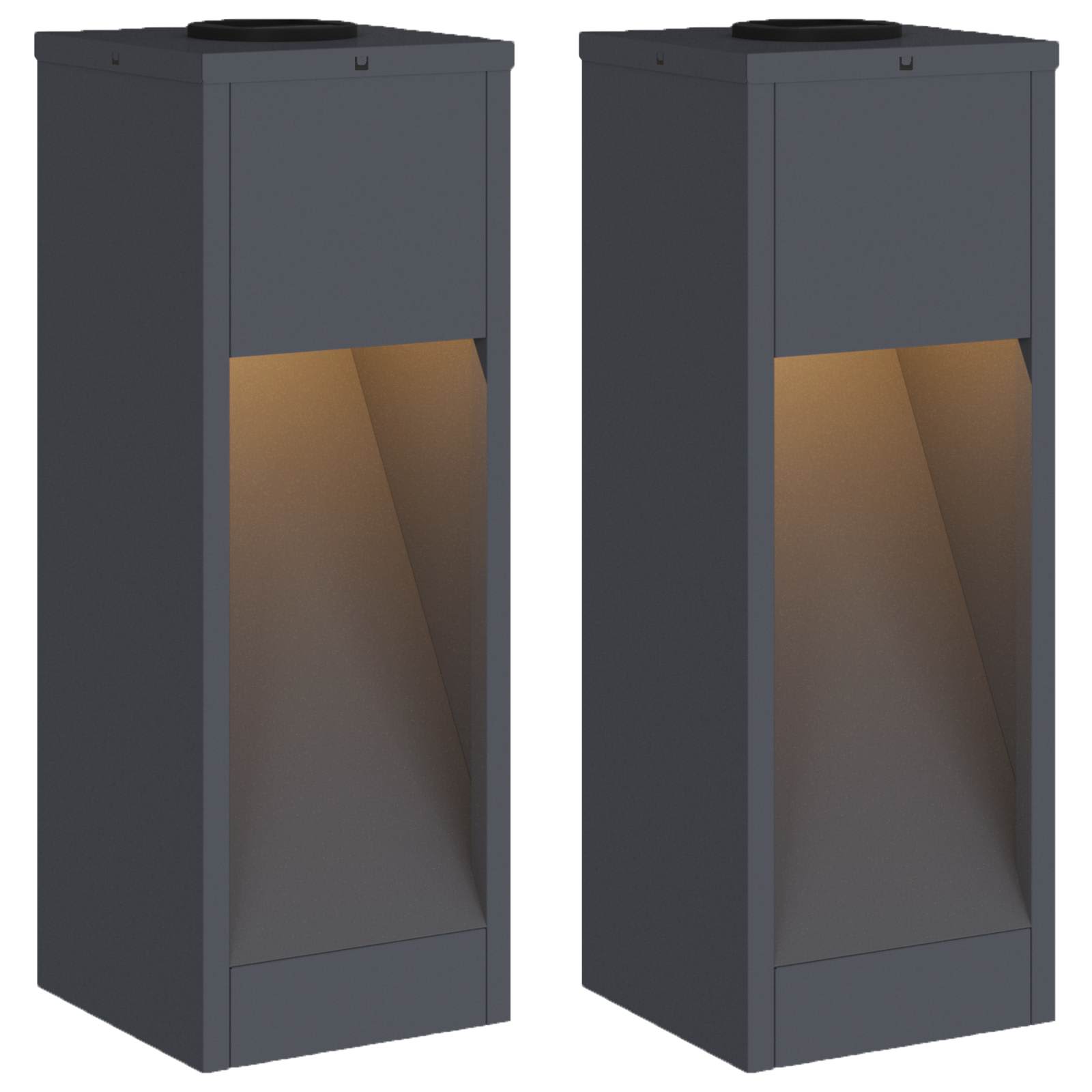 Lucina LED Solare da Percorso 2 pcs Antracite