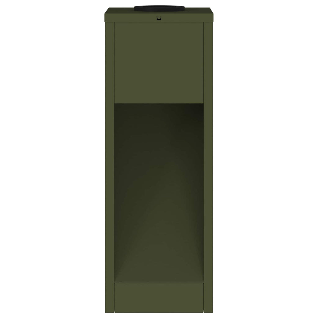 Lucina LED Solare da Percorso 2 pcs Verde oliva