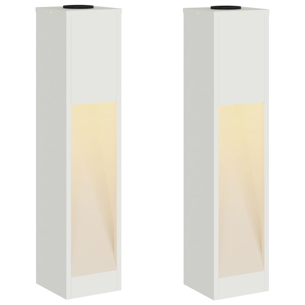 Lucina LED Solare da Percorso 2 pcs Bianco