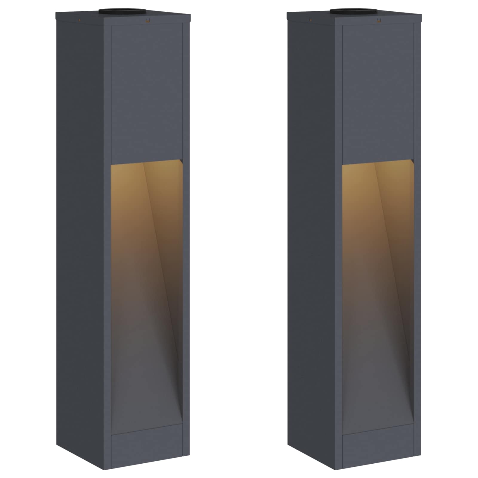 Lucina LED Solare da Percorso 2 pcs Antracite