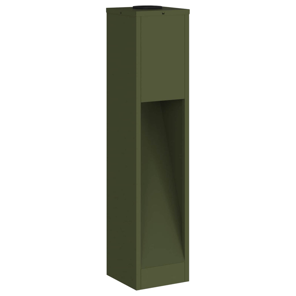 Lucina LED Solare da Percorso 2 pcs Verde oliva