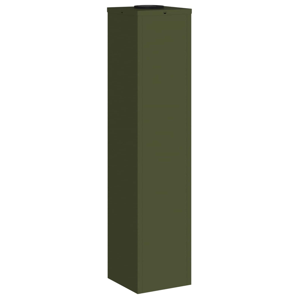 Lucina LED Solare da Percorso 2 pcs Verde oliva